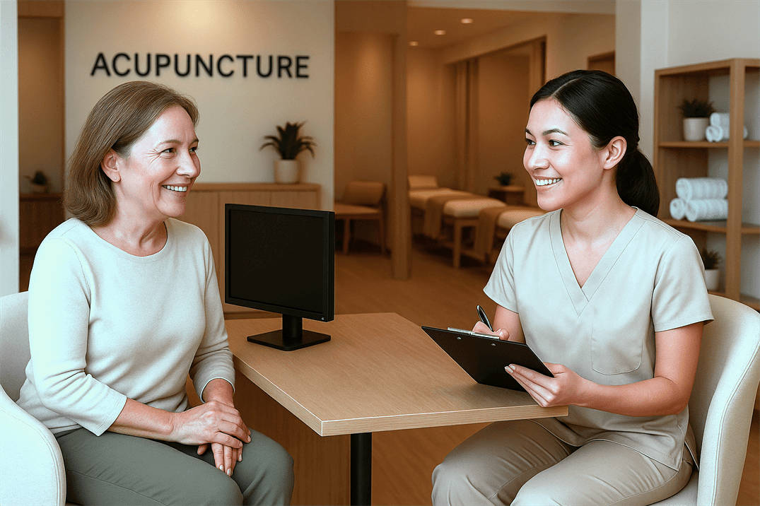 acupuncture session
